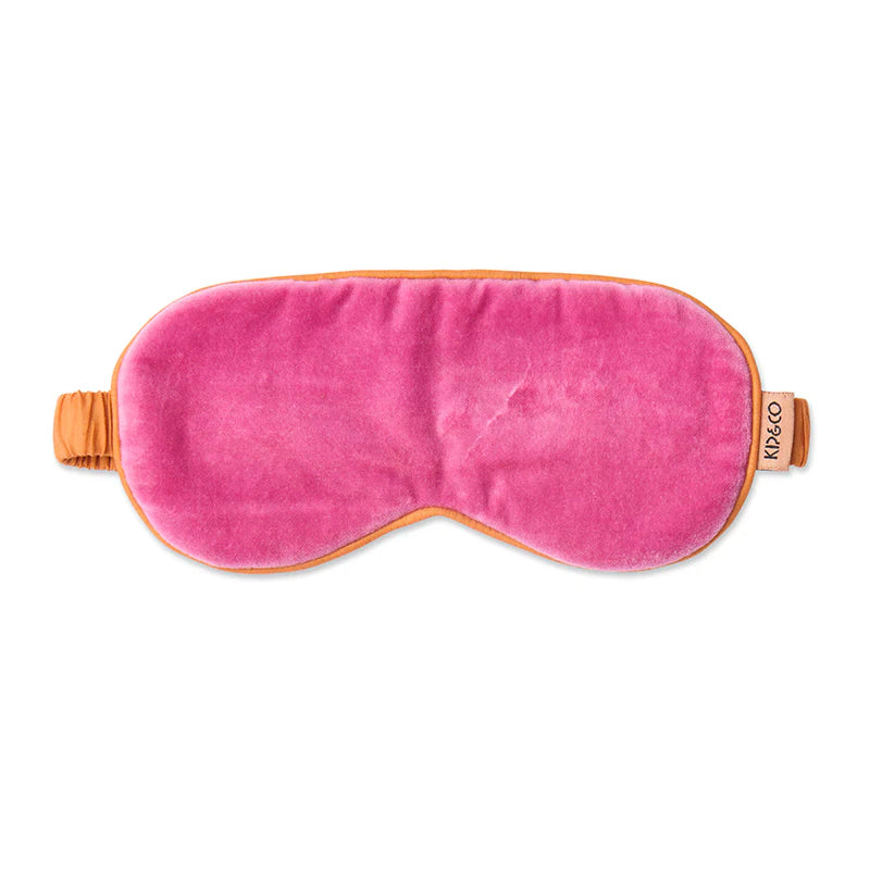 Velvet Eye Mask in Pink by Kip & Co