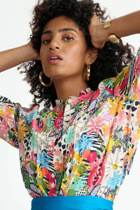 POM BLOUSE in Tropical Bouquet from POM Amsterdam