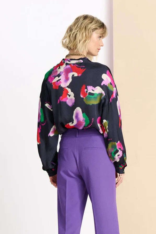 POM BLOUSE in Violets from POM Amsterdam