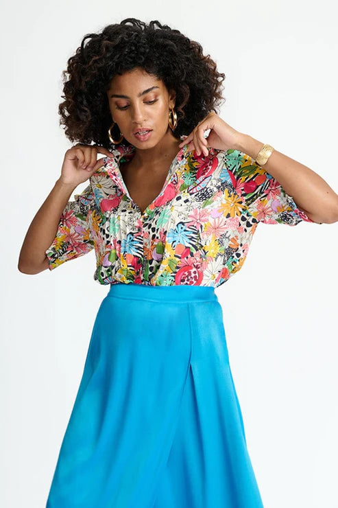 POM BLOUSE in Tropical Bouquet from POM Amsterdam