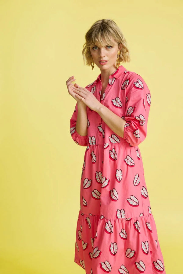 POM DRESS in Leaf It Pink from POM Amsterdam