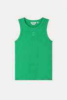 POM TANK TOP in Rib Palm Green from POM Amsterdam
