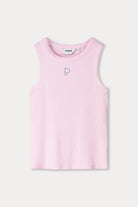 POM TANK TOP in Rib Shell Pink from POM Amsterdam