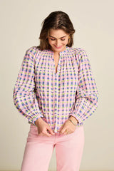 POM TOP in Checks Pink from POM Amsterdam