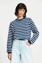 POM TOP in Striped Blue + White from POM Amsterdam