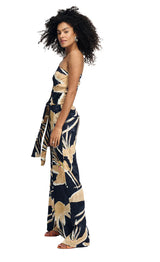 POM One Shoulder Jumpsuit in Artisan Sand