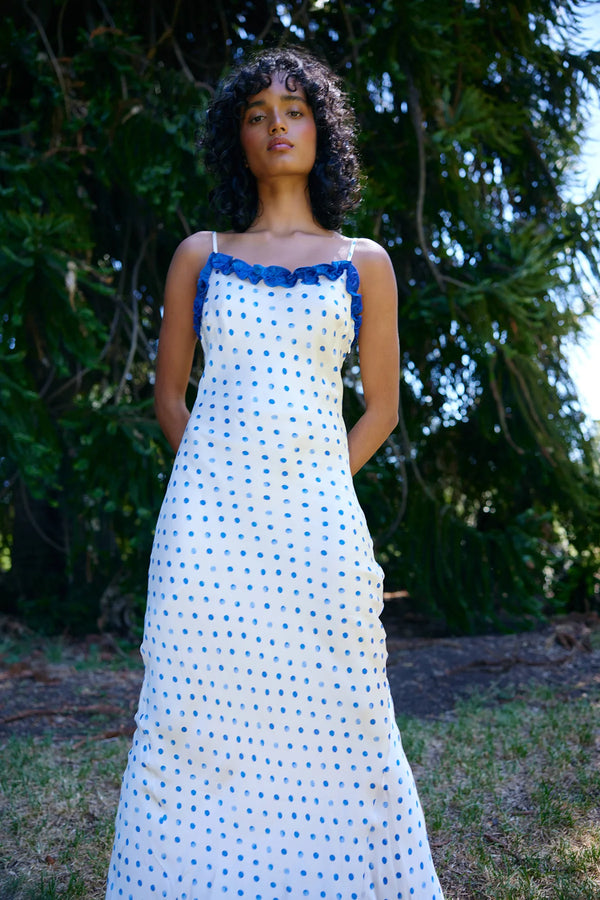 Posey Dress in Antique Royal by Aston Studio