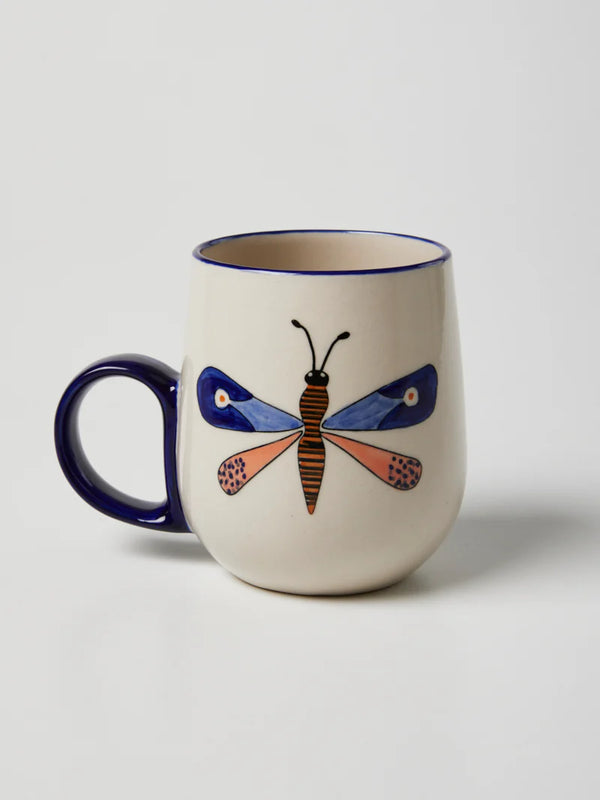 MOTH PARTY MUG | Blue