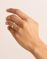 CONNECT DEEPLY RING in Silver from By Charlotte