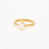 ENDLESS GRACE PEARL RING in Gold from By Charlotte