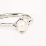ENDLESS GRACE PEARL RING in Silver from By Charlotte