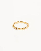 PROTECTED PATH RING in Gold from By Charlotte
