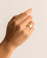 MUSE RING in 18k Gold Vermeil from By Charlotte