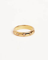 BLOOM WITH YOU LOTUS RING in 18k Gold Vermeil from By Charlotte