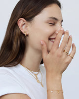 BLOOM WITH YOU LOTUS RING in 18k Gold Vermeil from By Charlotte