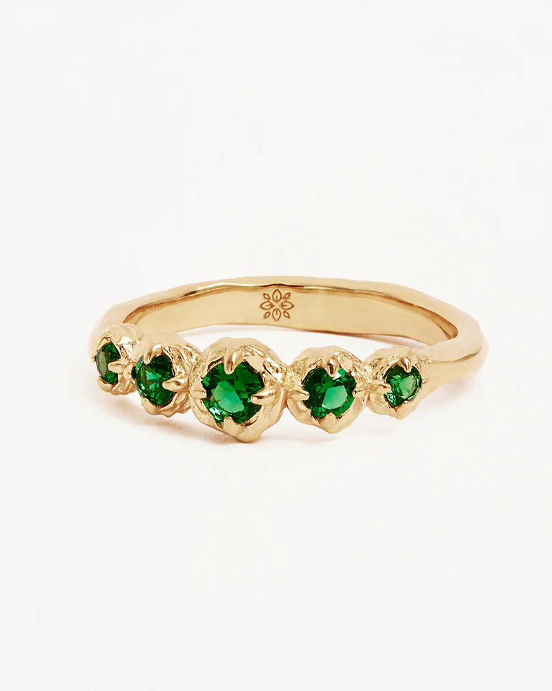 DEPTH OF YOU RING in 18K Gold Vermeil from By Charlotte