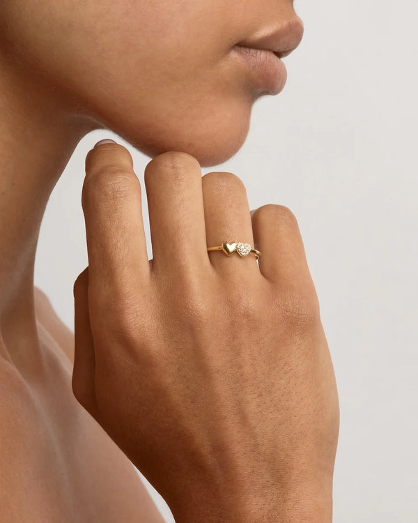 ALWAYS BY YOUR SIDE RING in 18K Gold Vermeil from By Charlotte