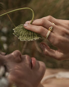 BEGIN AGAIN BAND RING from By Charlotte
