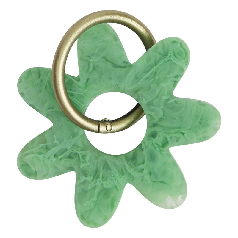 WHITNEY KEYRING in Emerald from Sage x Clare