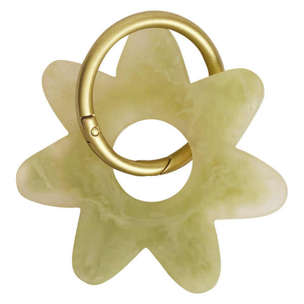 WHITNEY KEYRING in Pistachio from Sage x Clare