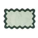 PLACEMAT ( SET OF 4 ) in Riviera Green from Business & Pleasure Co