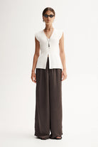 Santori Knit in White by Elka Collective