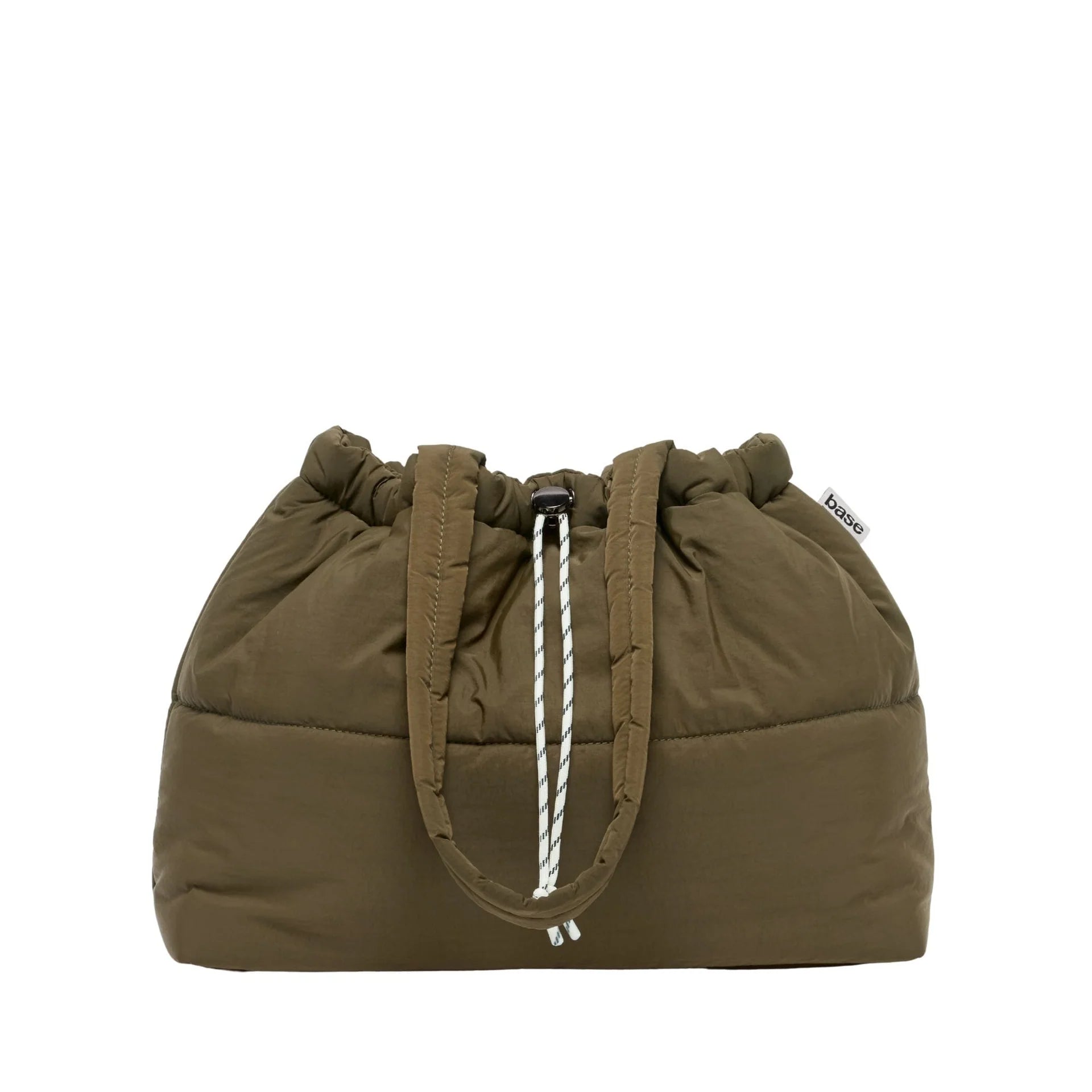 SCRUNCH BASE in Khaki + Cream by Base Suppl