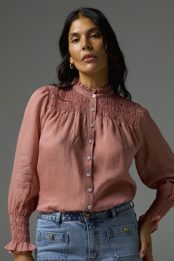 SKYLARK TOP in Tearose from Zoe Kratzmann