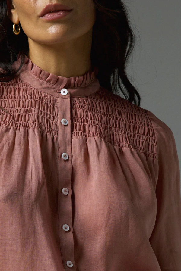 SKYLARK TOP in Tearose from Zoe Kratzmann
