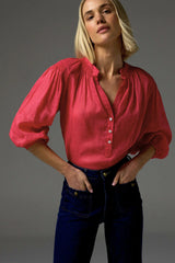 STAGE TOP in Punch from Zoe Kratzmann