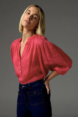 STAGE TOP in Punch from Zoe Kratzmann