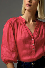 STAGE TOP in Punch from Zoe Kratzmann