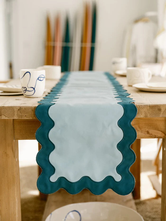 TABLE RUNNER | Riviera Green from Business & Pleasure Co 