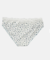 COTTON BIKINI LACE UNDERWEAR in Ditsy Floral by teysha