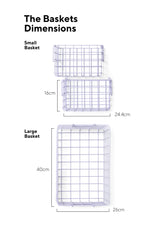 The Baskets in Lilac by Mustard Made