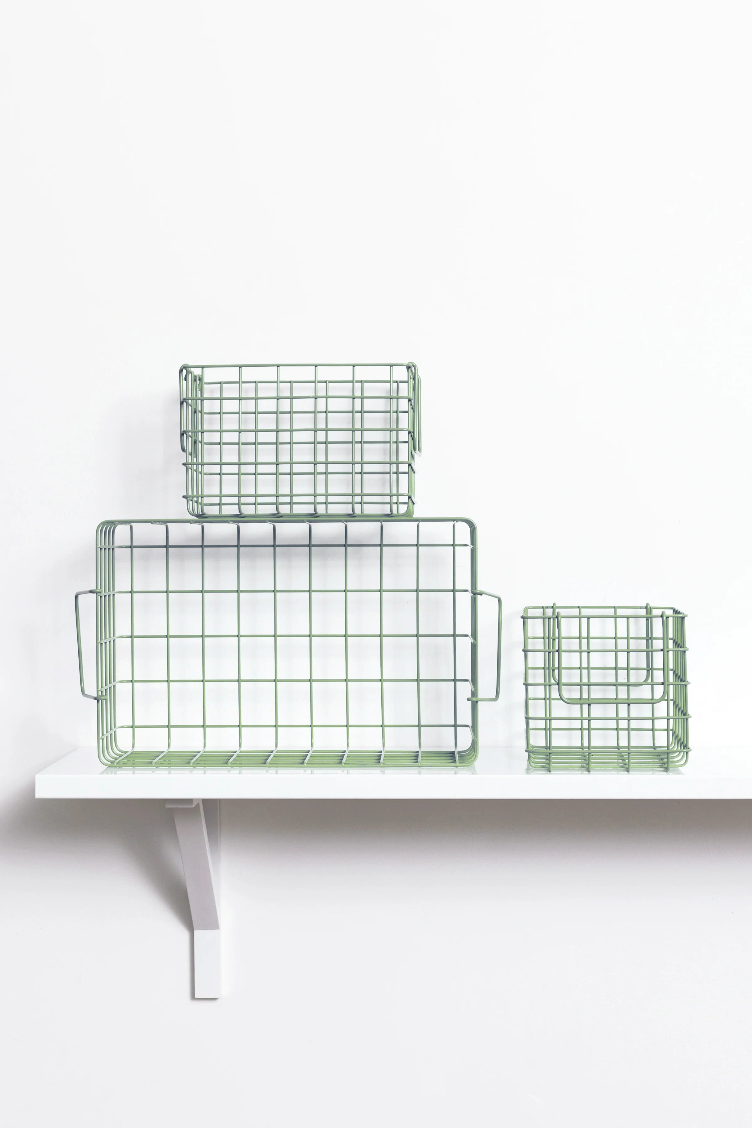 The Baskets in Sage by Mustard Made