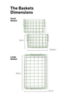 The Baskets in Sage by Mustard Made