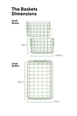The Baskets in Sage by Mustard Made
