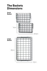 The Baskets in Slate by Mustard Made