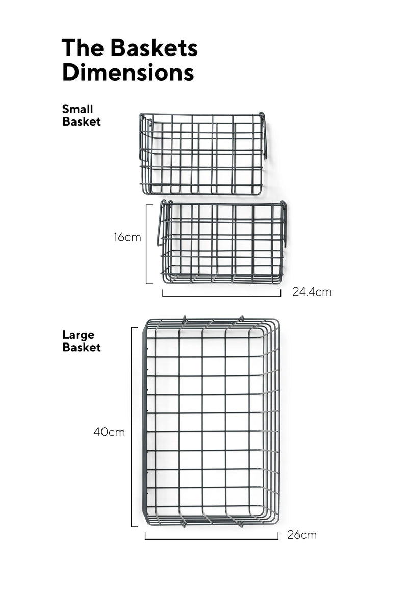 The Baskets in Slate by Mustard Made