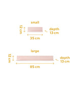 The Ledge in Blush by MUSTARD MADE