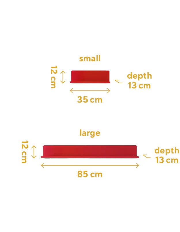 The Ledge in Poppy by MUSTARD MADE