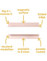 The Ledge in Blush by MUSTARD MADE