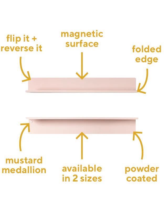 The Ledge in Blush by MUSTARD MADE