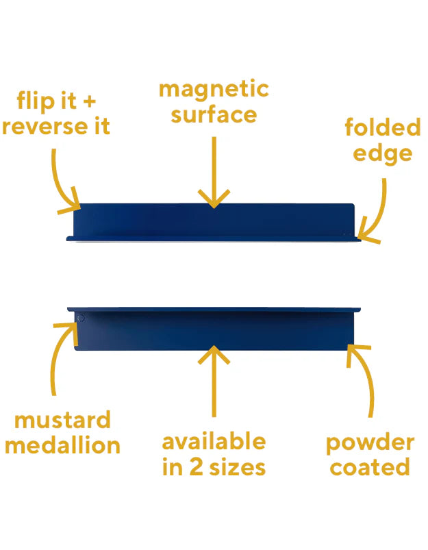 The Ledge in Navy by MUSTARD MADE