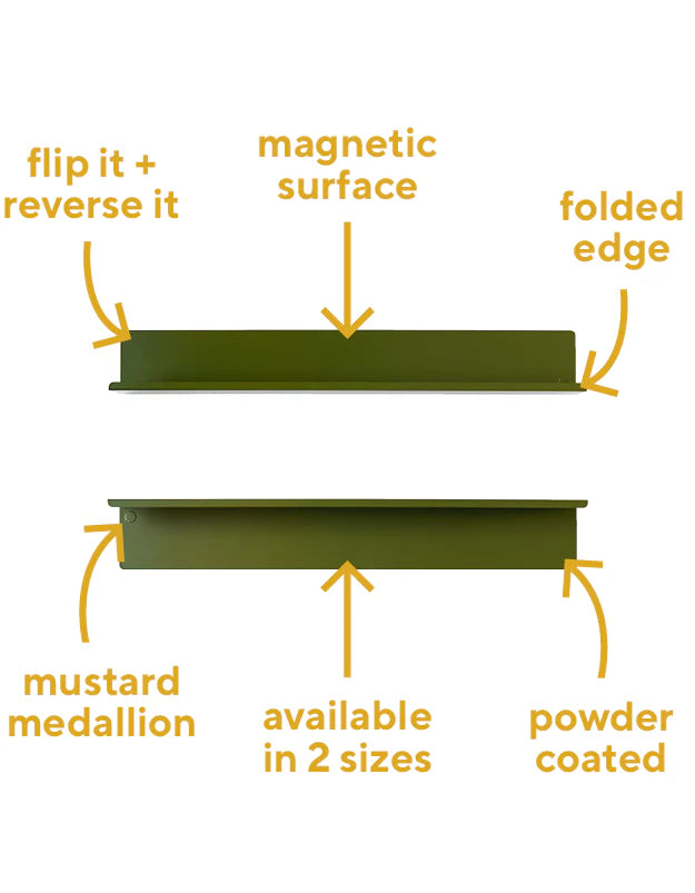 The Ledge in Olive by MUSTARD MADE