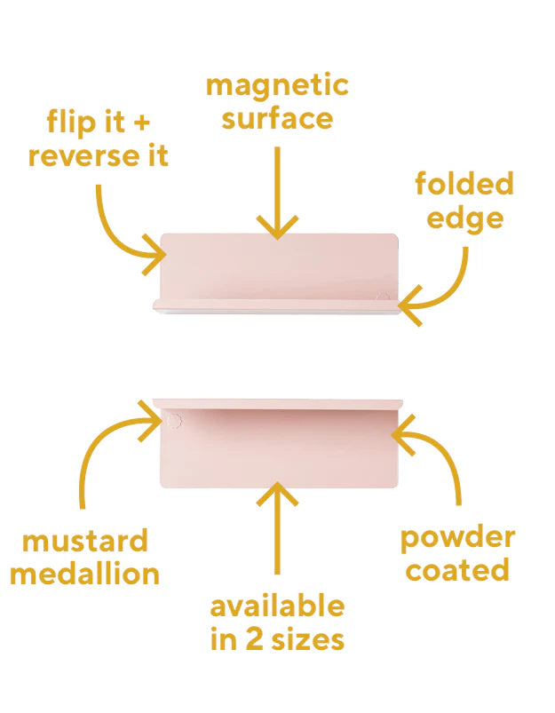 The Ledge in Blush by MUSTARD MADE
