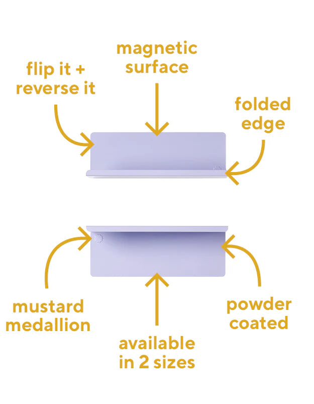The Ledge in Lilac by MUSTARD MADE