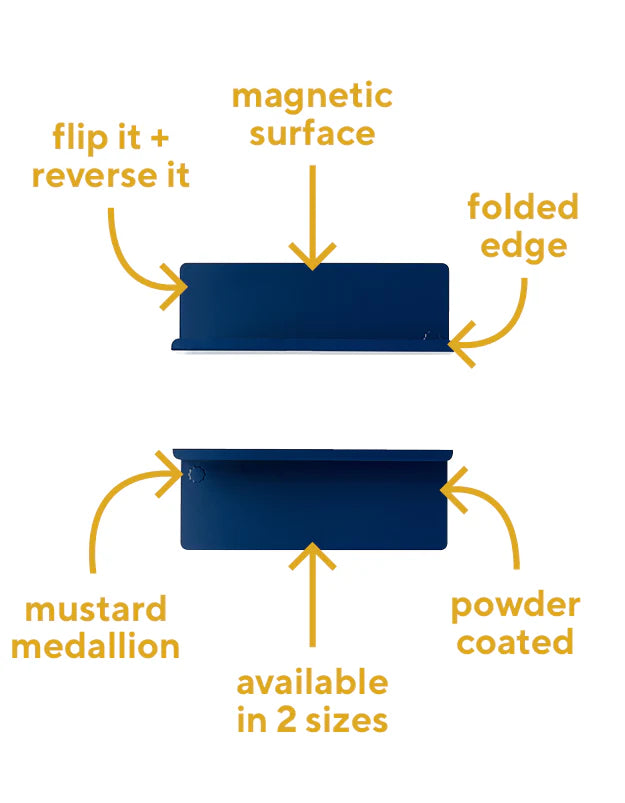 The Ledge in Navy by MUSTARD MADE