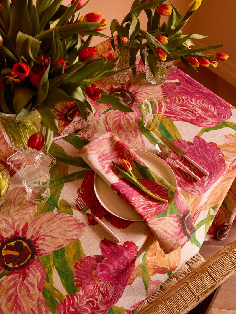 TABLECLOTH in Tulip Multi by Bonnie and Neil